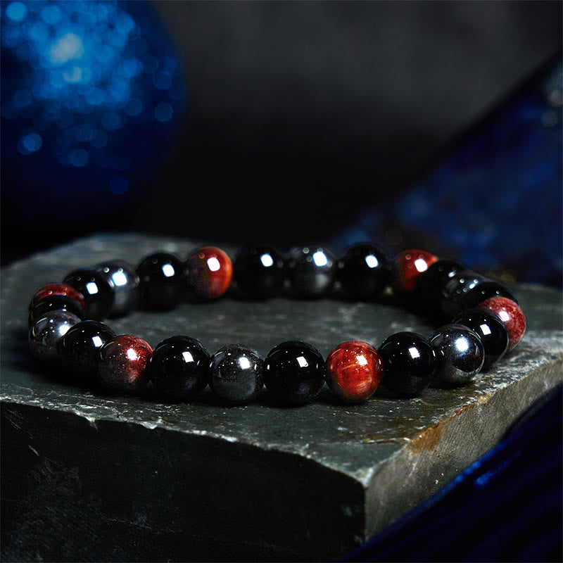 Buddha Stones Diverse Armband met tijgeroogmotief voor zelfvertrouwen - image 86