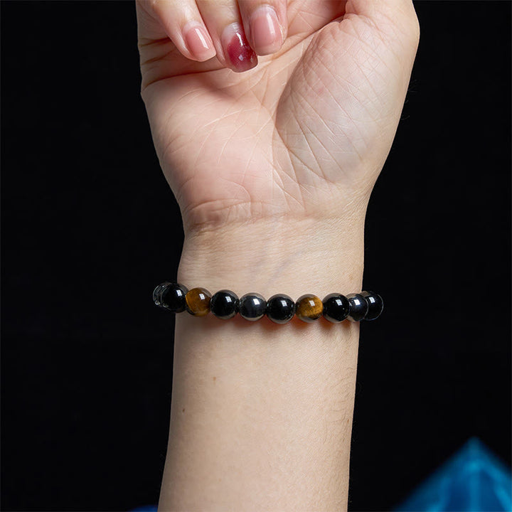 Buddha Stones Diverse Armband met tijgeroogmotief voor zelfvertrouwen - image 84