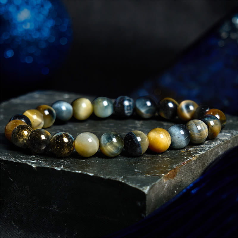 Buddha Stones Diverse Armband met tijgeroogmotief voor zelfvertrouwen - image 98