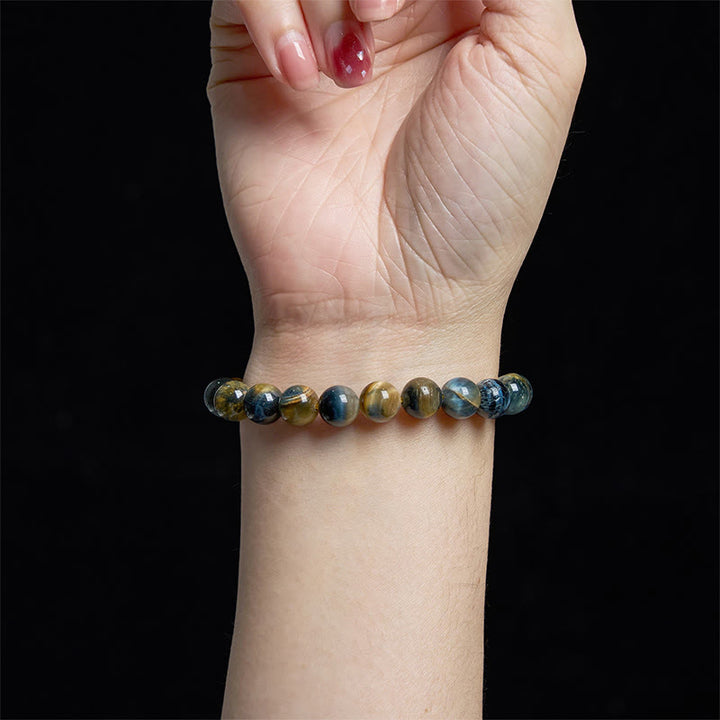 Buddha Stones Diverse Armband met tijgeroogmotief voor zelfvertrouwen - image 102