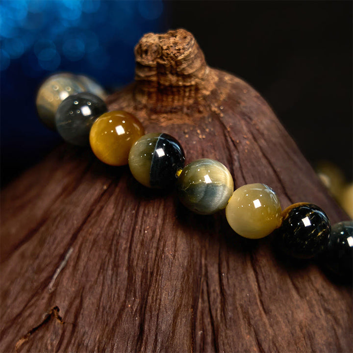 Buddha Stones Diverse Armband met tijgeroogmotief voor zelfvertrouwen - image 101
