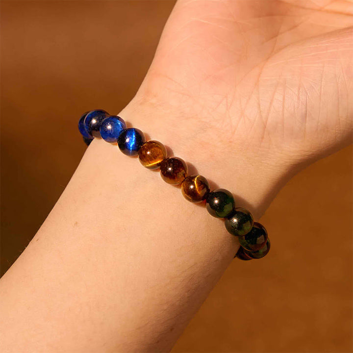 Buddha Stones Diverse Armband met tijgeroogmotief voor zelfvertrouwen - image 106