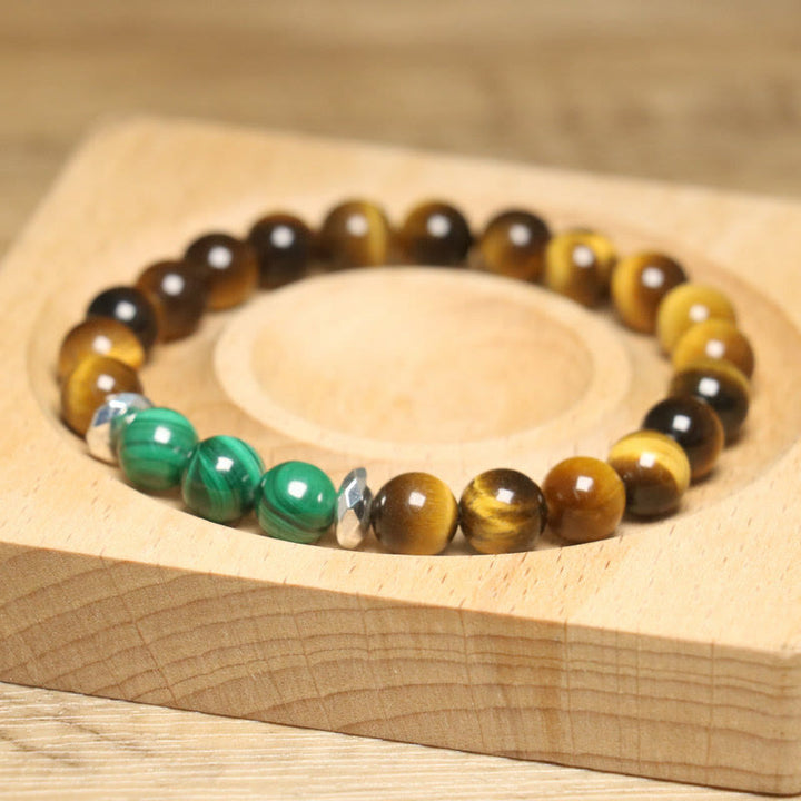 Buddha Stones Diverse Armband met tijgeroogmotief voor zelfvertrouwen - image 110
