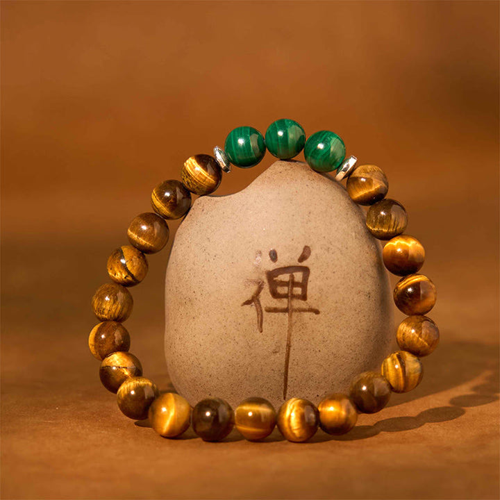 Buddha Stones Diverse Armband met tijgeroogmotief voor zelfvertrouwen - image 108
