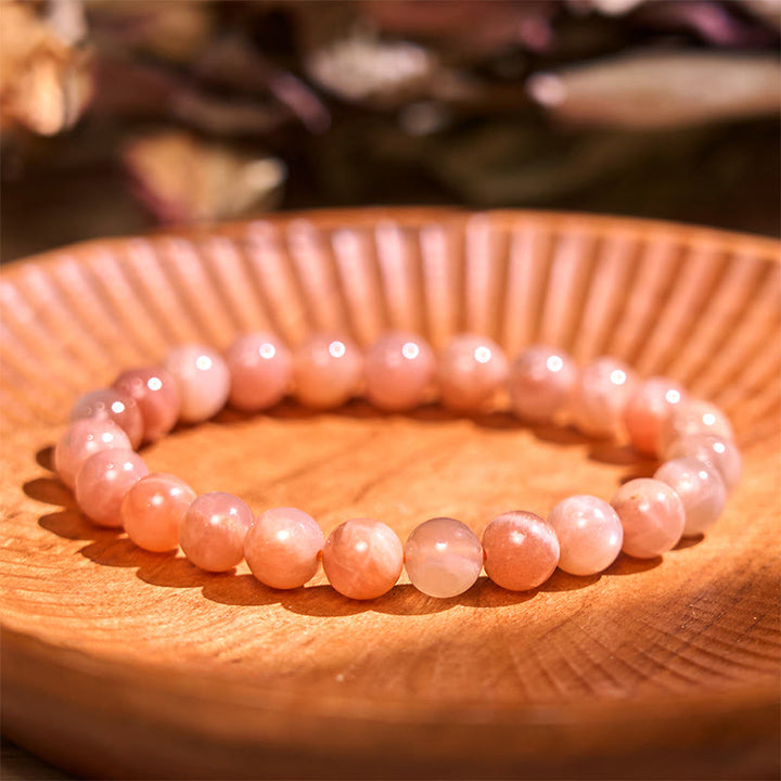 Buddha Stones Inspireer creativiteit Oranje Rode Serie Passie Moed Armband - Zonnesteen (Polsomtrek: 14-16 cm) - image 16
