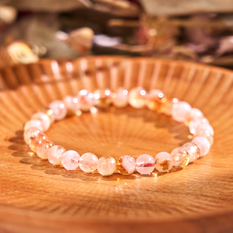 Buddha Stones Boost Confidence Gele Serie Geluk Positieve Armband - Lichte citrien (Polsomtrek: 14-16 cm) - image 10
