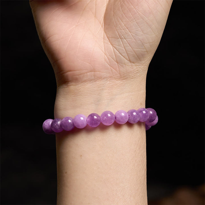 Buddha Stones Keep Calm paarse serie helende Armband - image 12