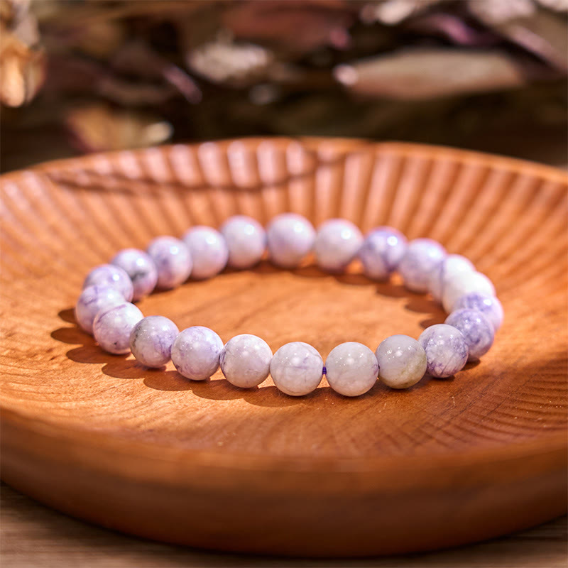Buddha Stones Keep Calm paarse serie helende Armband - Sodalite (Polsomtrek: 14-16 cm) - image 17