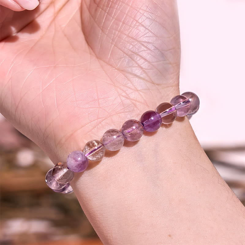Buddha Stones Keep Calm paarse serie helende Armband - image 21