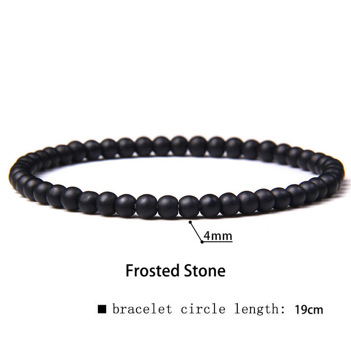 Buddha Stones 4 mm Diverse Steen Kristal Mini Kralen Genezende Armband - Matstenen - 4 mm (Polsomtrek 14-17 cm) - image 10