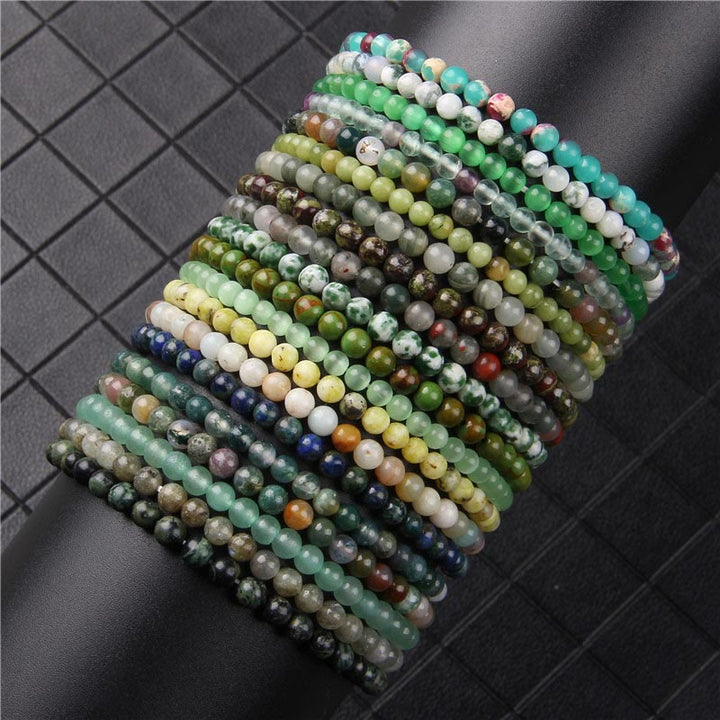 Buddha Stones 4 mm Diverse Steen Kristal Mini Kralen Genezende Armband - image 72