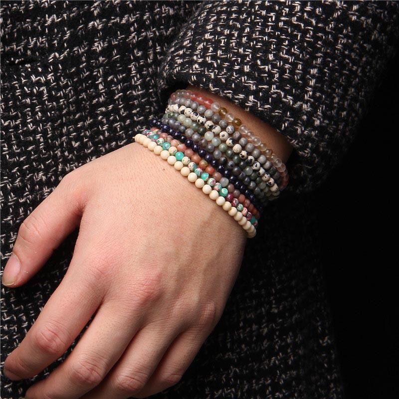 Buddha Stones 4 mm Diverse Steen Kristal Mini Kralen Genezende Armband - image 24