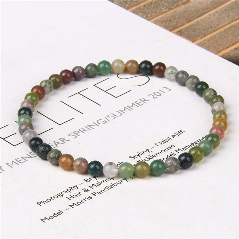 Buddha Stones 4 mm Diverse Steen Kristal Mini Kralen Genezende Armband - image 31