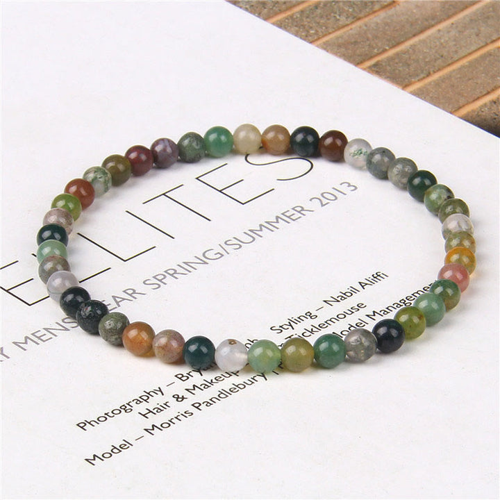 Buddha Stones 4 mm Diverse Steen Kristal Mini Kralen Genezende Armband - image 31