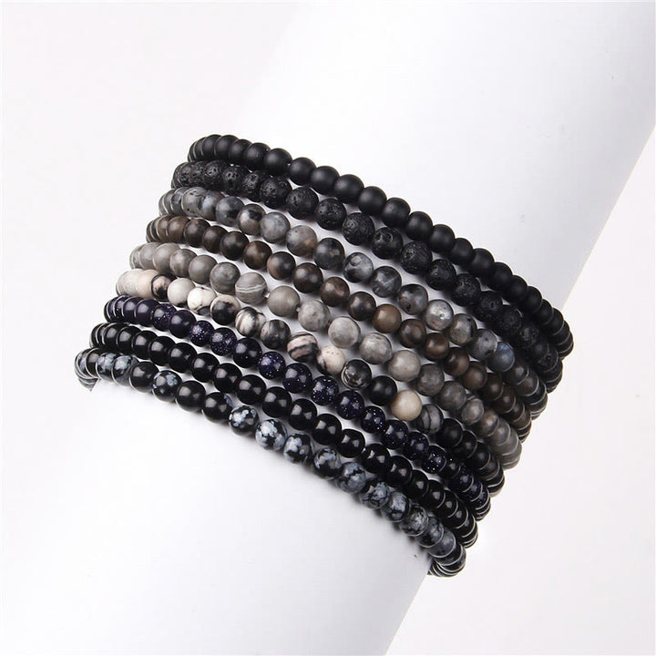 Buddha Stones 4 mm Diverse Steen Kristal Mini Kralen Genezende Armband - image 13