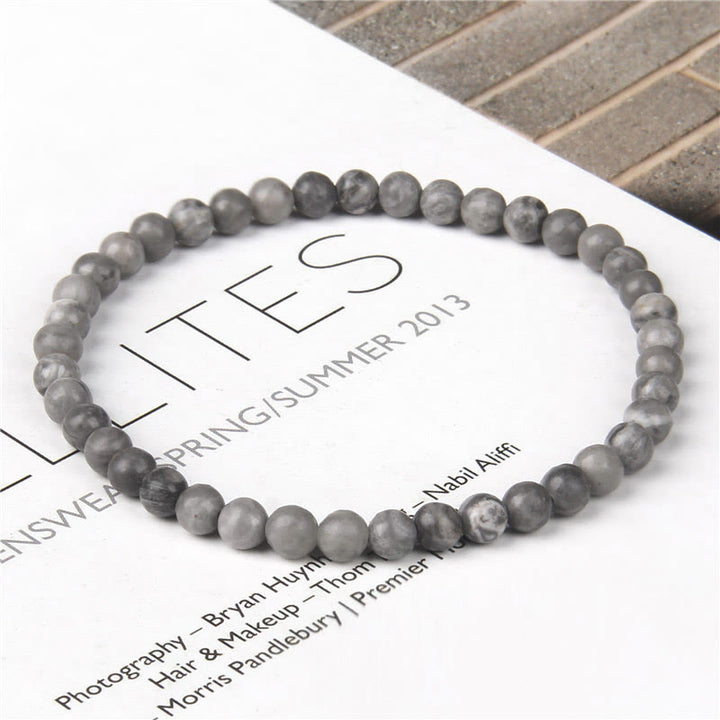Buddha Stones 4 mm Diverse Steen Kristal Mini Kralen Genezende Armband - image 34