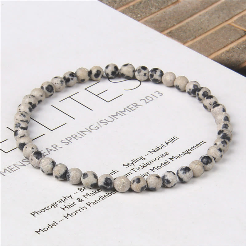 Buddha Stones 4 mm Diverse Steen Kristal Mini Kralen Genezende Armband - image 23