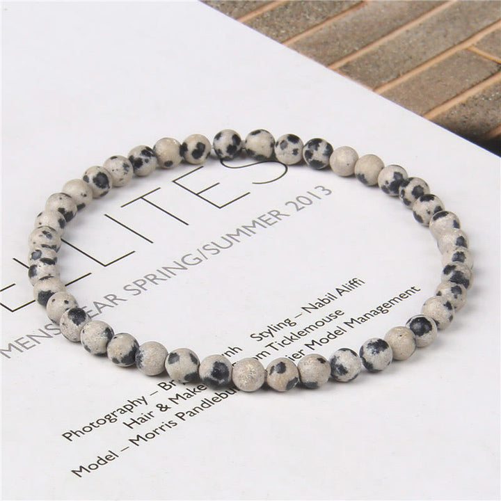 Buddha Stones 4 mm Diverse Steen Kristal Mini Kralen Genezende Armband - image 23