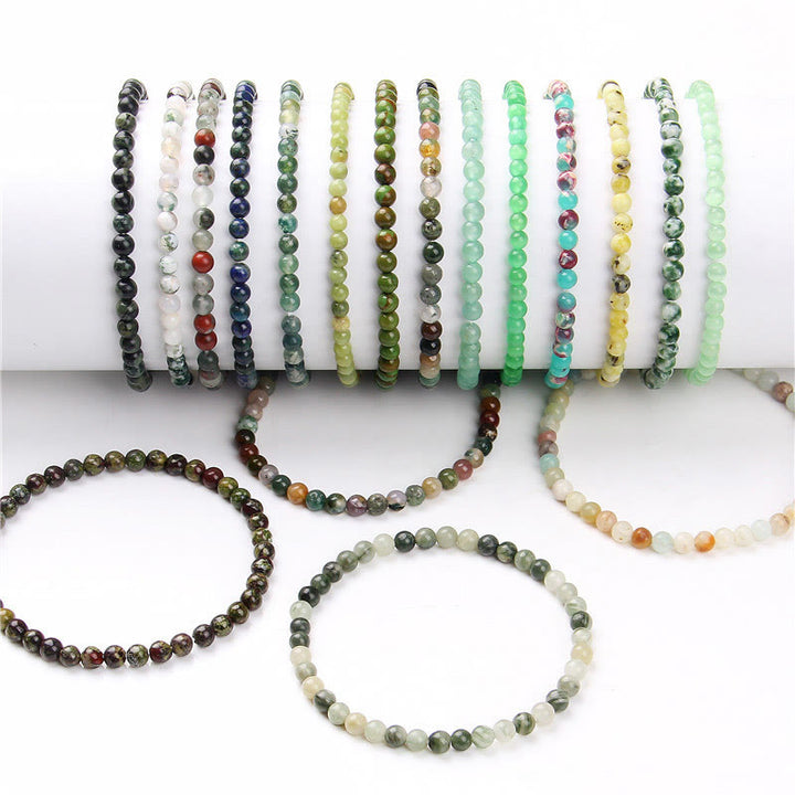Buddha Stones 4 mm Diverse Steen Kristal Mini Kralen Genezende Armband - image 77