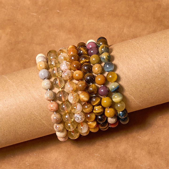 Buddha Stones Boost Confidence Gele Serie Geluk Positieve Armband - image 0