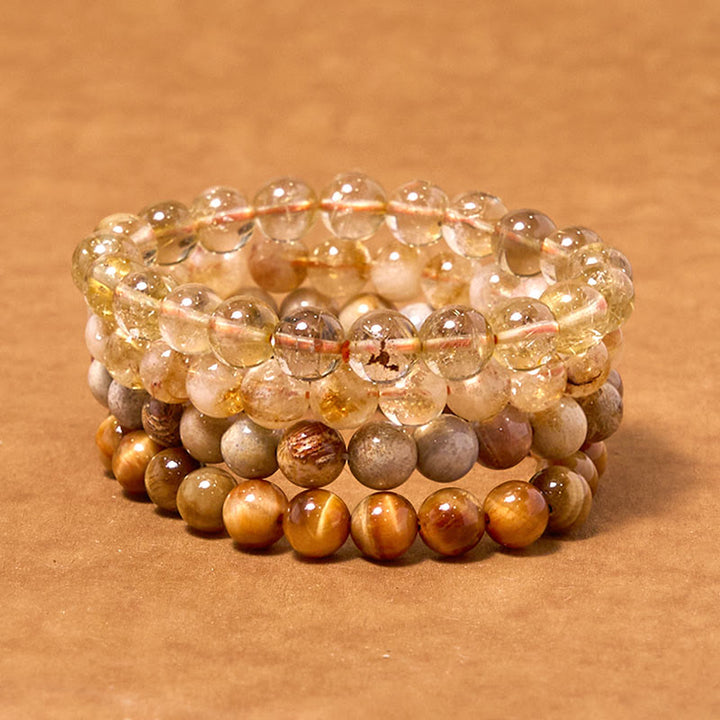 Buddha Stones Boost Confidence Gele Serie Geluk Positieve Armband - image 3