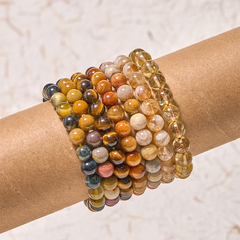 Buddha Stones Boost Confidence Gele Serie Geluk Positieve Armband - image 2