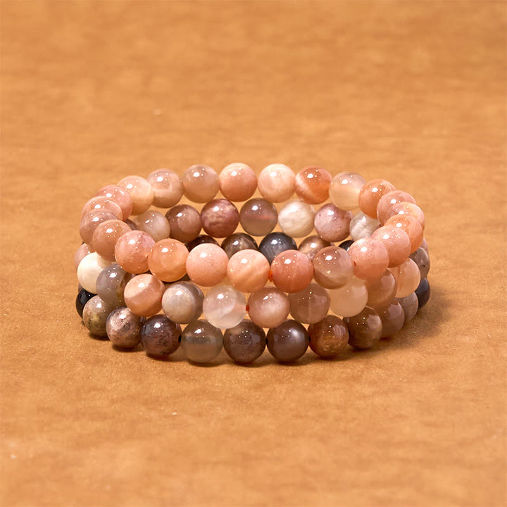 Buddha Stones Inspireer creativiteit Oranje Rode Serie Passie Moed Armband - image 2