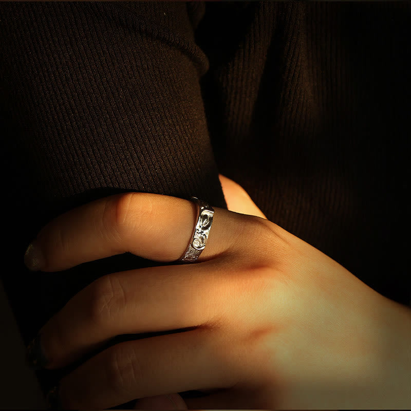 Buddha Stones 999 Sterling Zilveren Boeddha Ogen Ring - image 9