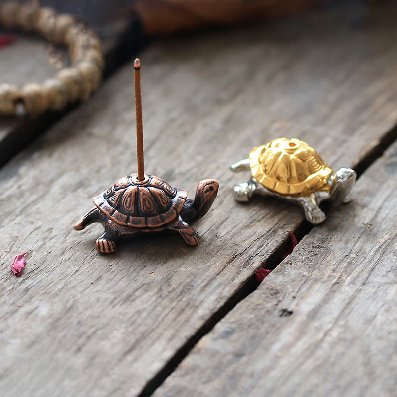 Buddha Stones Legering Schildpad Slak Genezende Wierook Bureaudecoratie - image 0