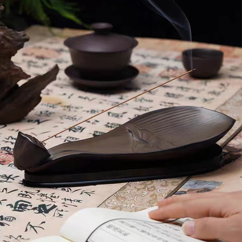 Buddha Stones Lotuspeul Zen Healing Bruine Keramische Wierook Decoratie - image 5