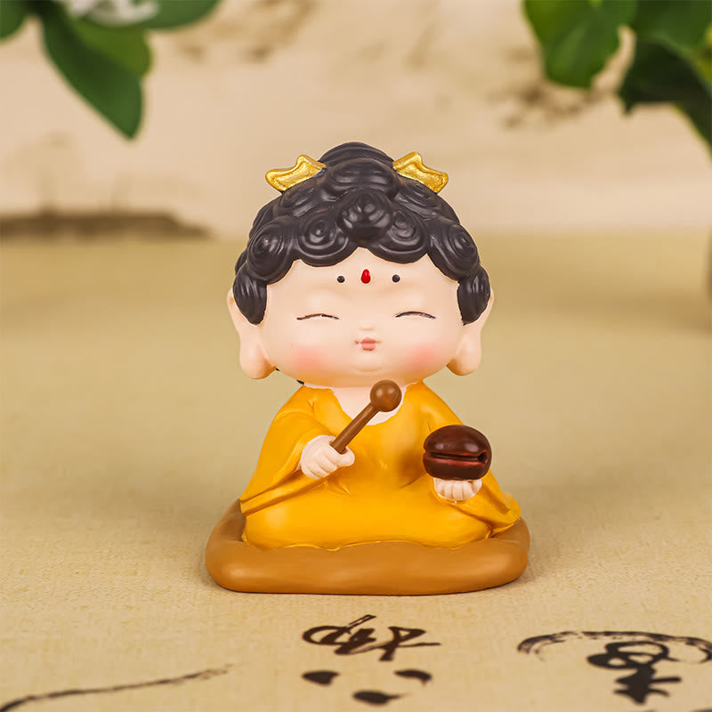 Buddha Stones Meditatie Lotus Amitabha Boeddha Harsbeeld Mededogen Huisdecoratie - Zen Boeddha 4,3*3,8*5,6 cm - image 8