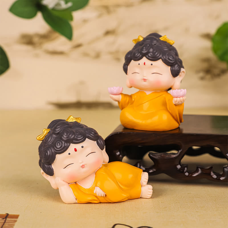 Buddha Stones Meditatie Lotus Amitabha Boeddha Harsbeeld Mededogen Huisdecoratie - image 0