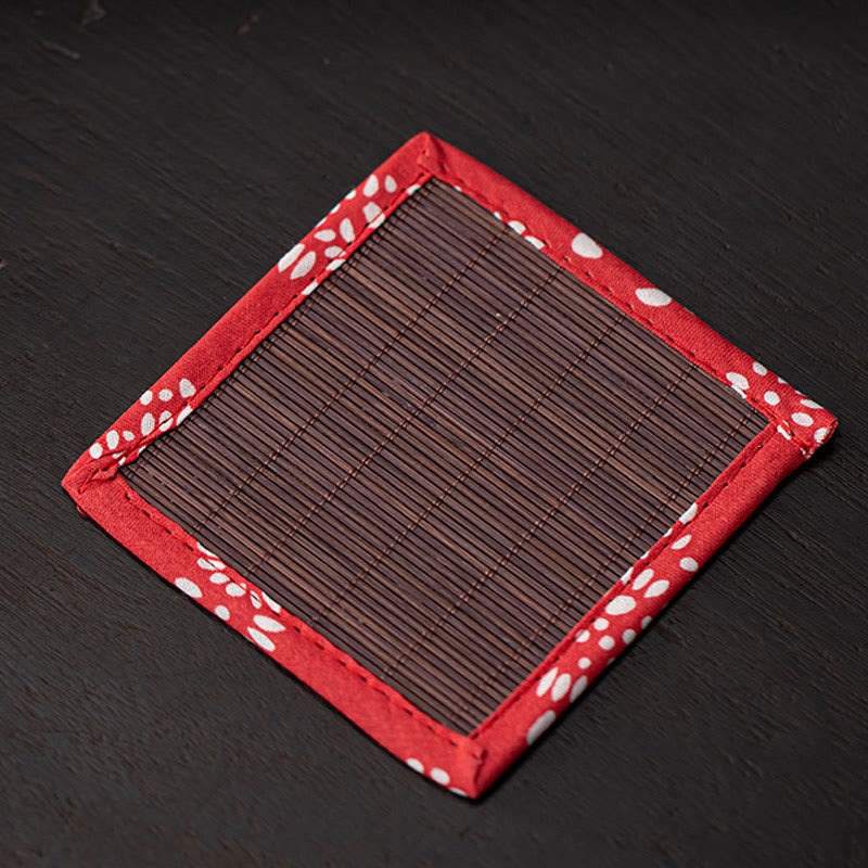 Buddha Stones Kattenbel Bamboe Mat Genezende Keramische Wierook Bureaudecoratie - image 10