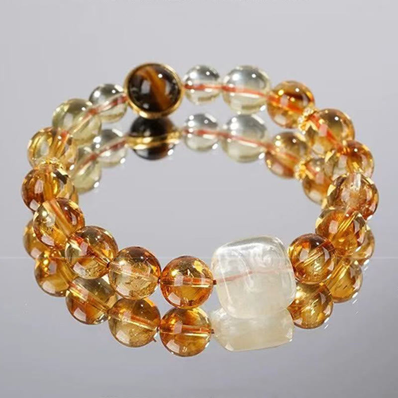 Buddha Stones Topaz Zashi Lhamo Armband - image 1