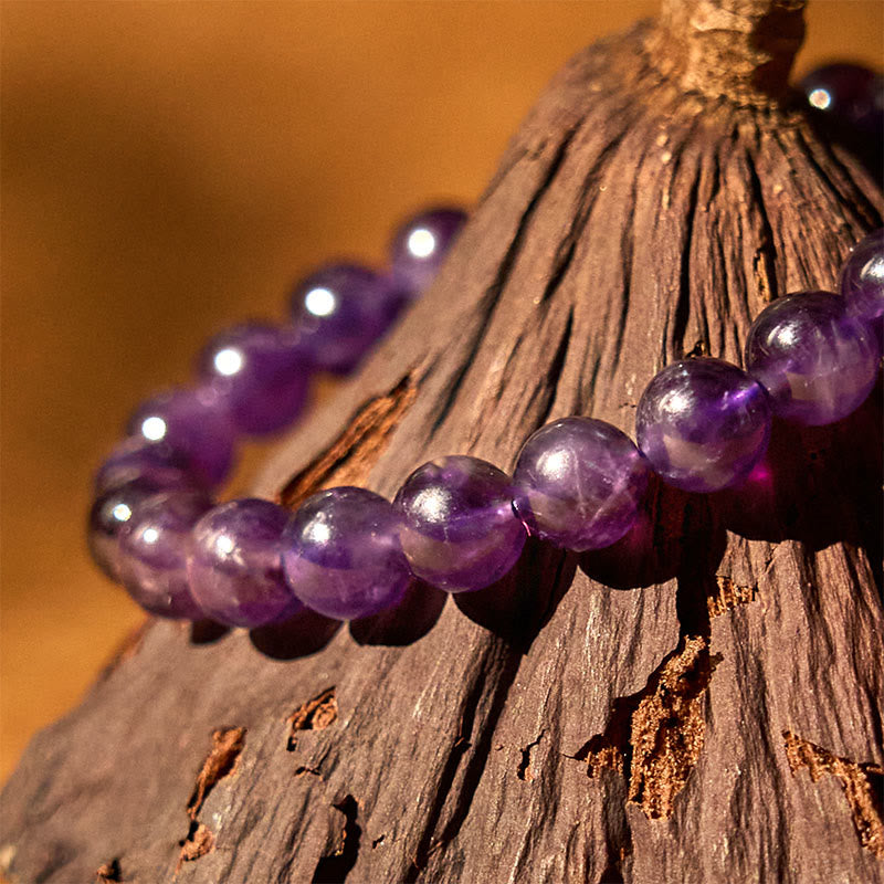 Buddha Stones Natuurlijke amethist Armband voor innerlijke rust en meditatie - image 2
