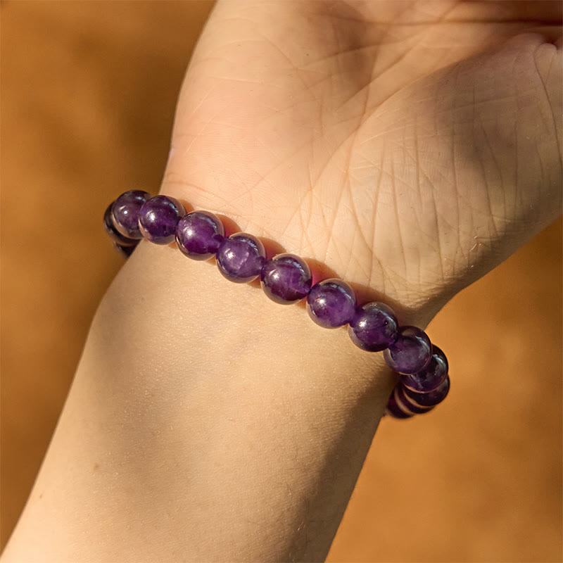 Buddha Stones Natuurlijke amethist Armband voor innerlijke rust en meditatie - image 3