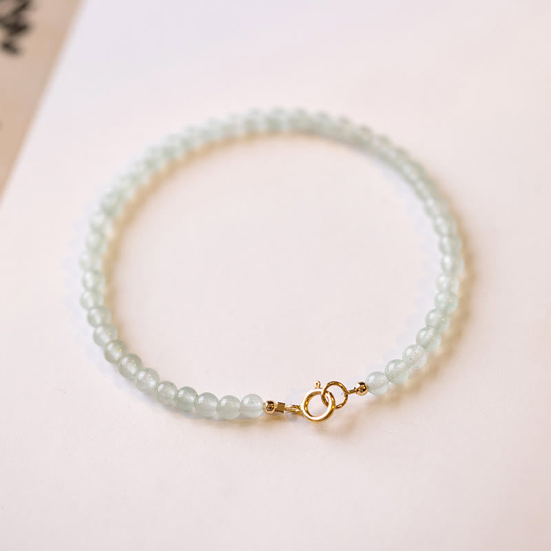 Buddha Stones 3 mm kleine groene aventurijn ultradunne Armband - Ronde kralen van 3 mm - 16 cm - image 12