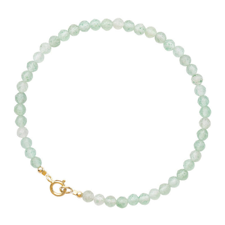 Buddha Stones 3 mm kleine groene aventurijn ultradunne Armband - image 11