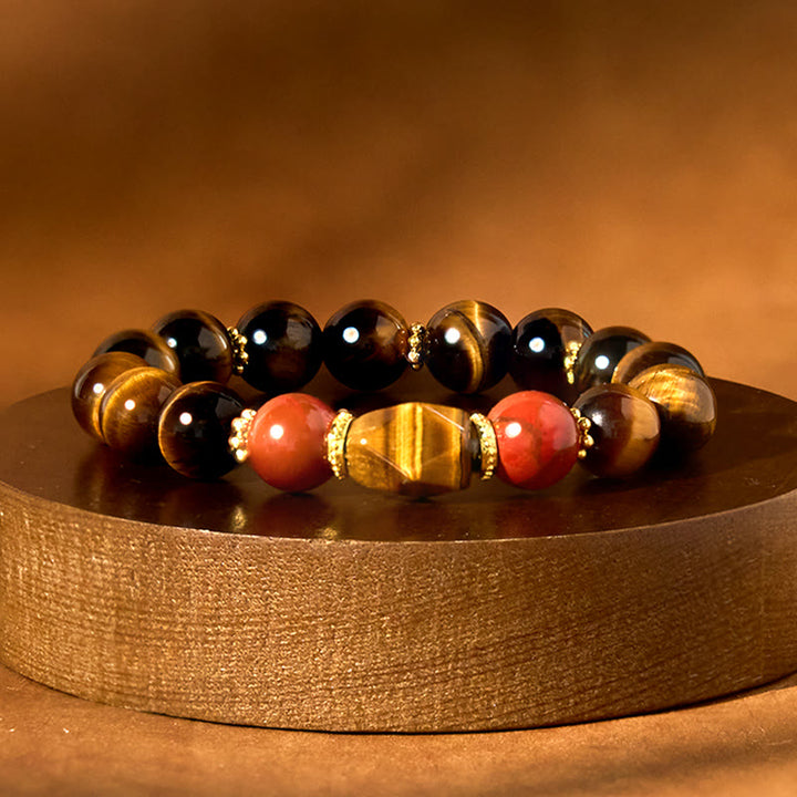 Buddha Stones Tijgeroog Armband - Tijgeroog (Polsomtrek: 14-16 cm) - image 0