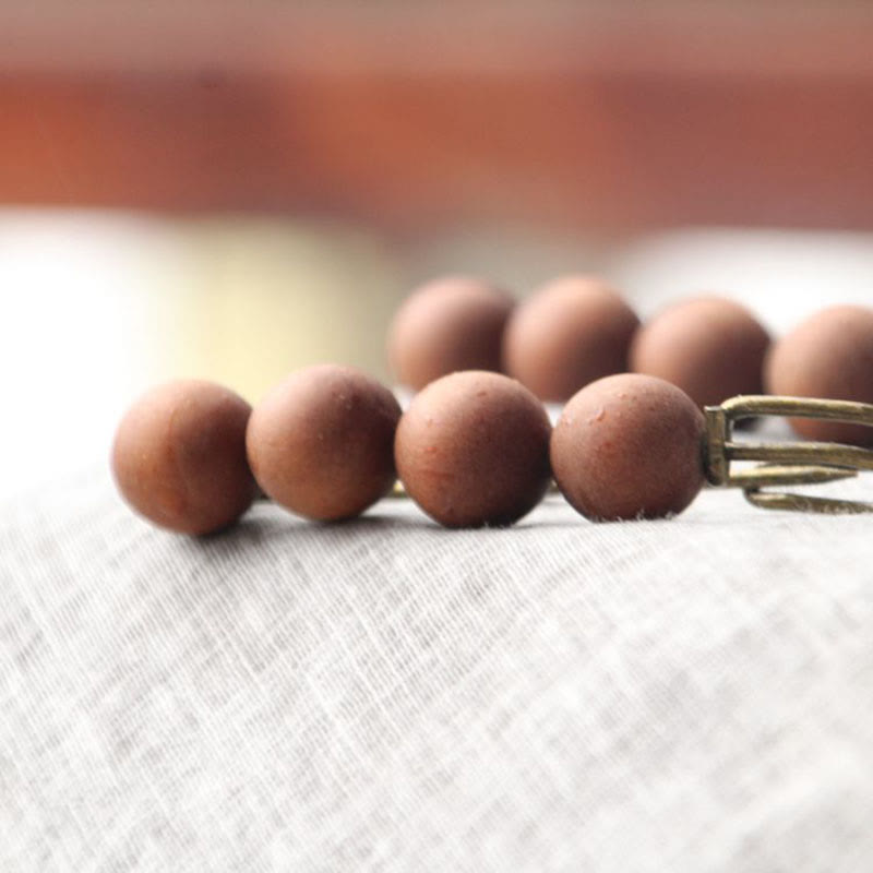 Buddha Stones Vintage Sandelhout Agathis Alba Ebbenhout Peltogyne Kralen Genezende Broche - image 36