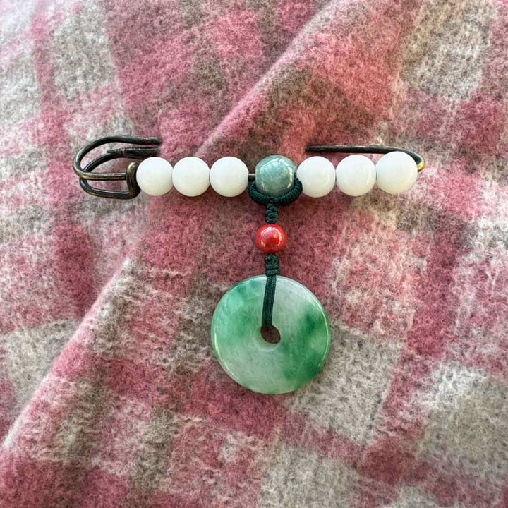 Buddha Stones Bodhizaadjade vredesgesp Broche - image 4