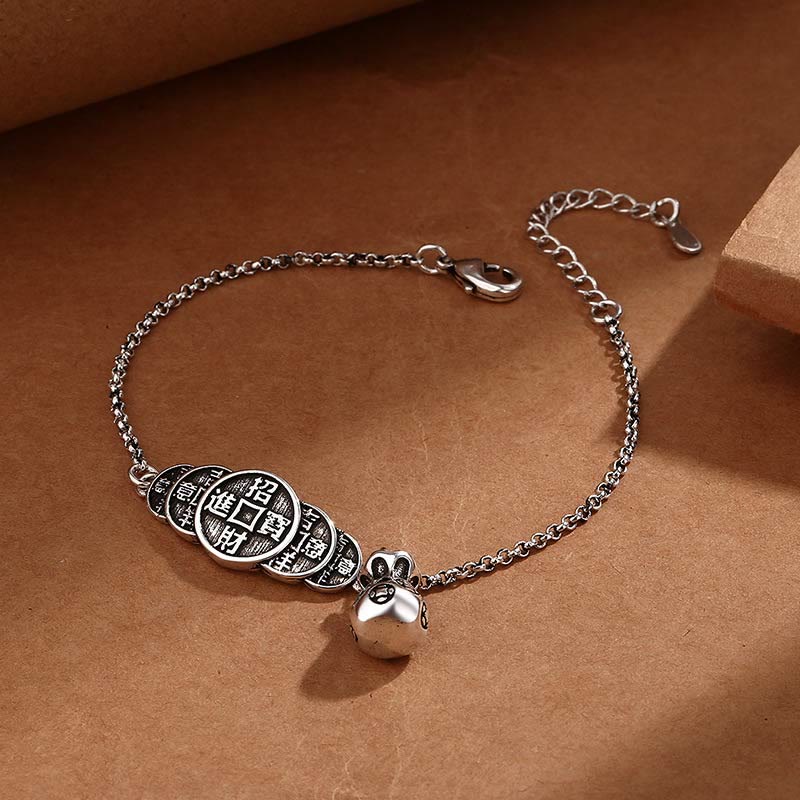 Buddha Stones Koperen munten geldzak rijkdom Armband - image 3
