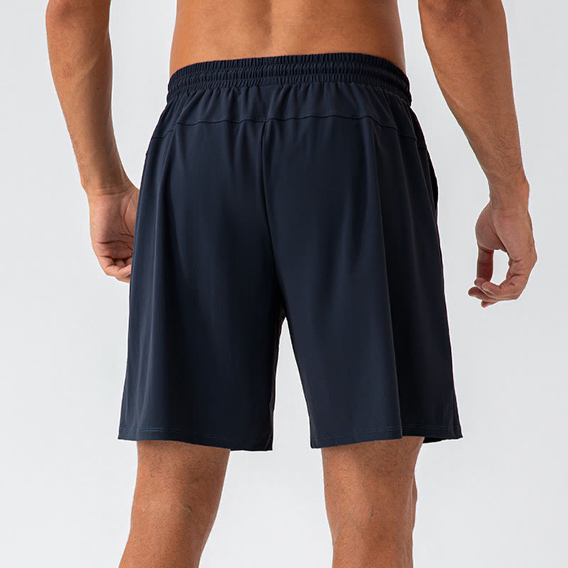 Buddha Stones Casual, ademende, losse, sneldrogende sportshorts voor heren met Zakken van nylon. - image 1