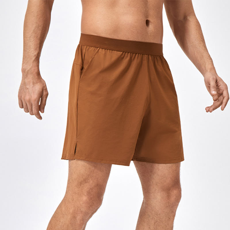 Buddha Stones Casual, losse, sneldrogende sportshorts voor heren met Zakken van nylon. - image 1
