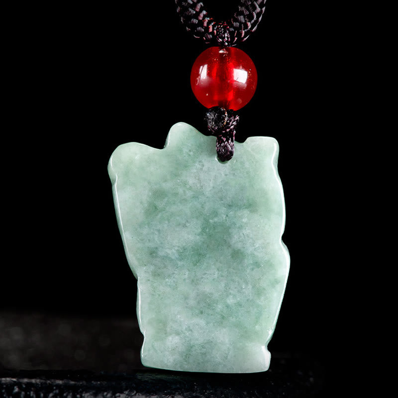 Buddha Stones Gelukskat Jade Overvloed Ketting - image 3