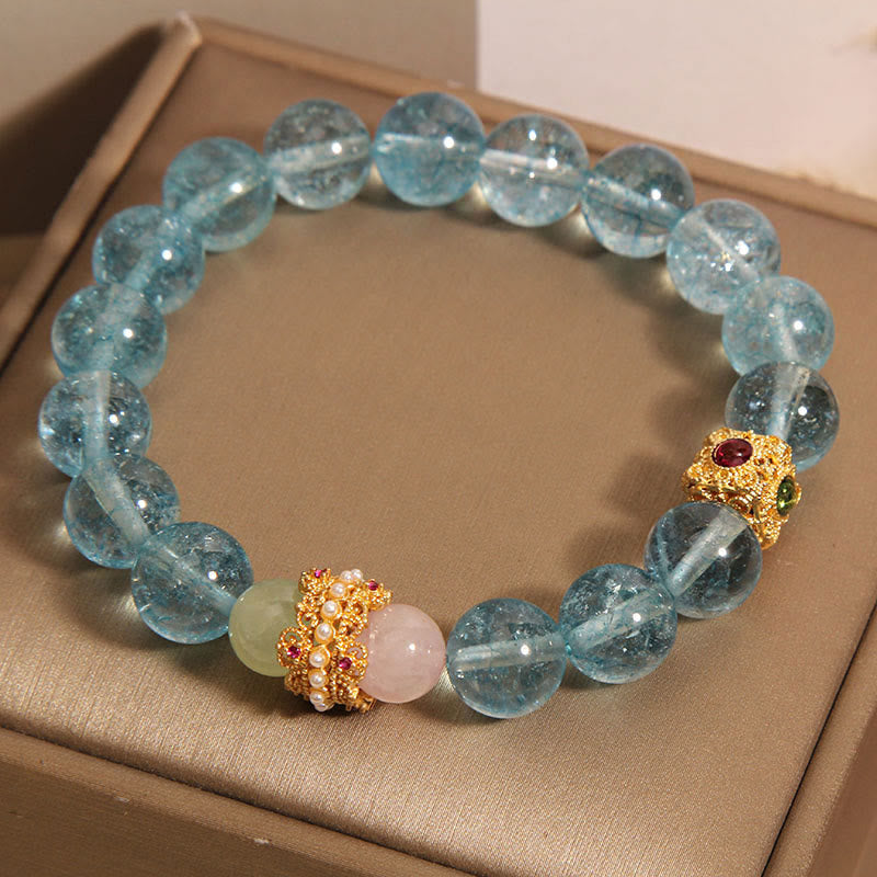 Buddha Stones Natuurlijke kyaniet helende Armband - image 3