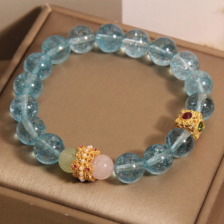 Buddha Stones Natuurlijke kyaniet helende Armband - image 3