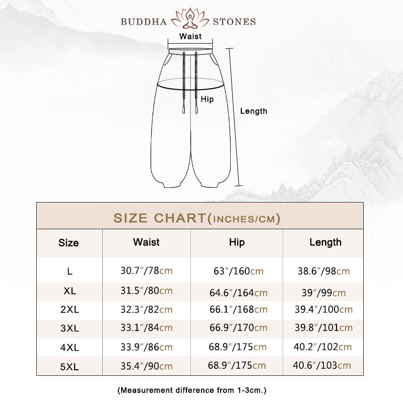 Buddha Stones Effen corduroy thermobroek met Zakken en zakken voor heren - image 5