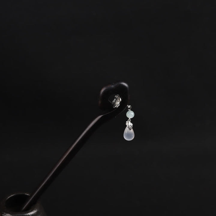 Buddha Stones Ebony Auspicious Cloud Courage Haarspeld - image 7