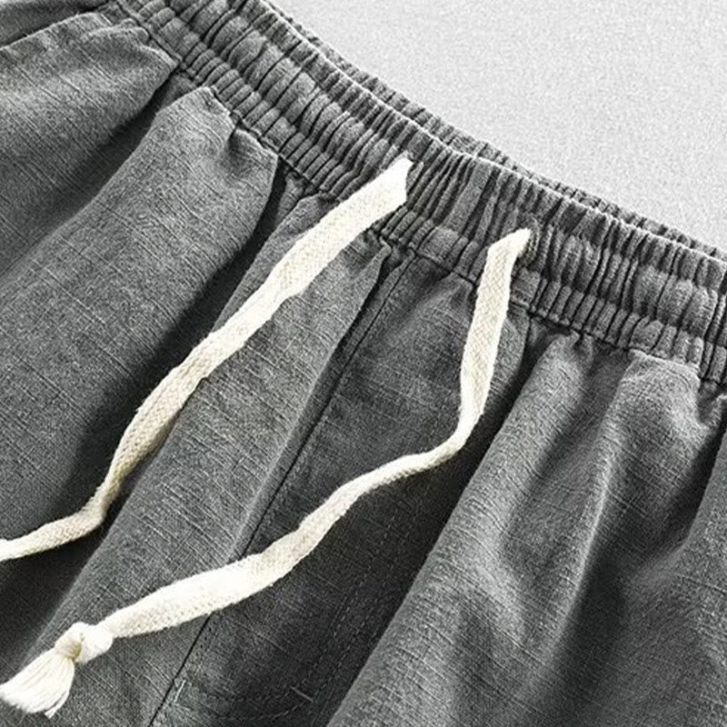 Buddha Stones Herenshorts met elastische Taille en trekkoord, inclusief Zakken. - image 1